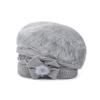 (Projektor)Moda damska ciepła, solidna, zagęszczona, miękka wełniana czapka z dzianiny, wiatroszczelna czapka berety