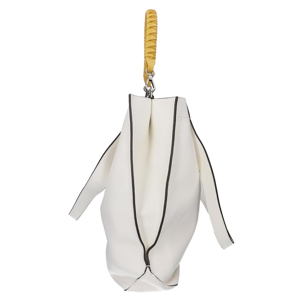 GIANNICHIARINI [New] TELMA Thelma Leather 2WAY Tote Bag whiteUsed