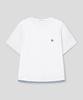 SLOW RECORD HOUSE Layered Check Roll-Up T-Shirt_White