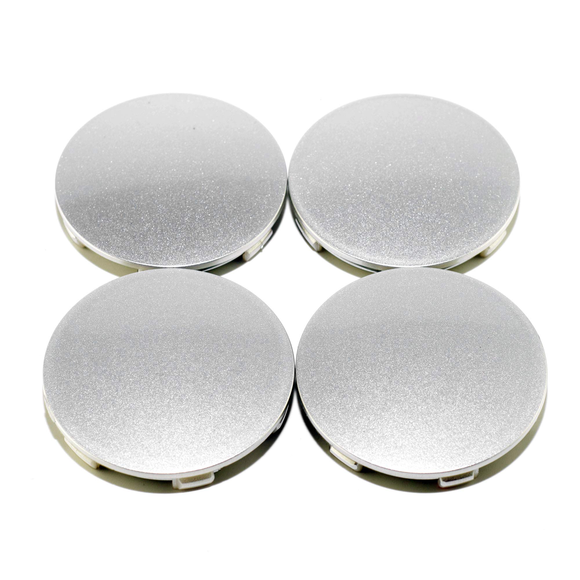 

Silver Wheel Center Caps, 62mm and 58mm, Set of 4