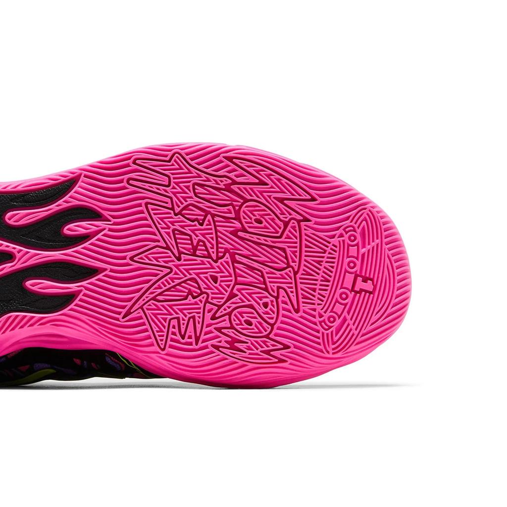 Puma MB.04 'Heem' (Unisex) Black / Luminous Pink / Electric Lime Basketball Shoes 310837 01