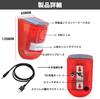 2 Solar Warning Lights Outdoor Solar Charging Automatic Motion Sensor Light Deck Light Alarm 110dB Siren Sound Strobe Red LED Flash Security System