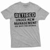 Unisexs Funny Retireunisext Shirt Retired Under New Unisexageunisext Tee Retired Husband Dad Grandpa Gifts Funny Gift For Retiree