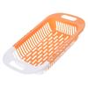 Over the Sink Colander Plastic Strainer Basket for Fruit and Vegetable Washing Waterproof Kitchen Dish Storage Shelf