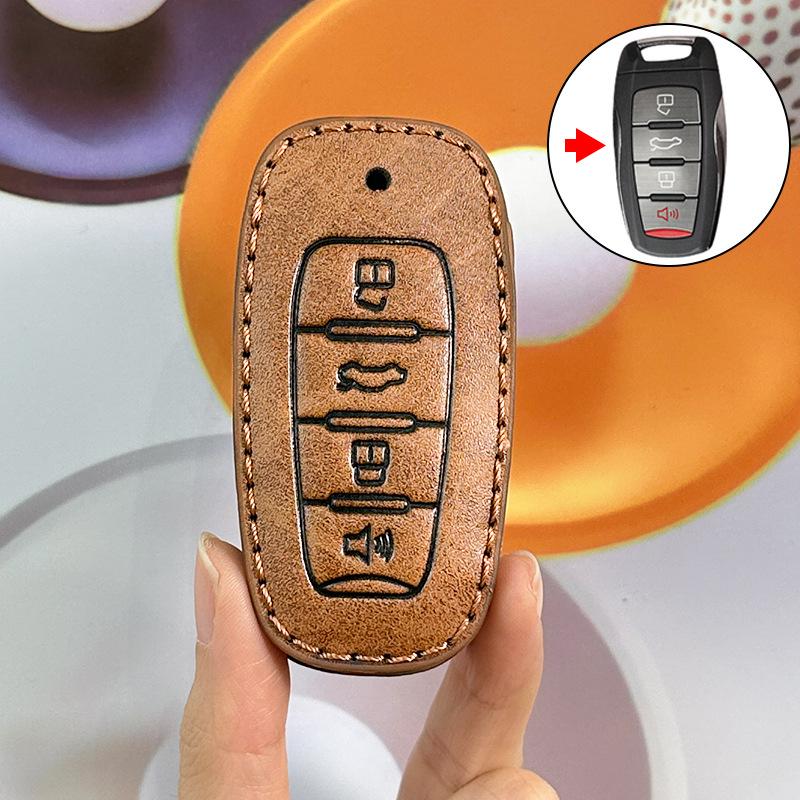 Haval Autoschlüsselhülle für H6, Big Dog, F7, Xiaolong MAX, Roter Hase, H5, Beast, H9 - High-End Tasche für 23 Modelle