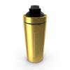 Body Smith Gym Shaker Classic XP Mixer Golden Stainless Steel Shaker Blender 750 ML For Protein