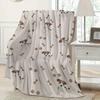 Dog Pattern Polyester Blanket - Soft and Warm for Sofa/Bed/Office, Cozy Travel Gift for Pet Lovers, Birthday/Anniversary Gift