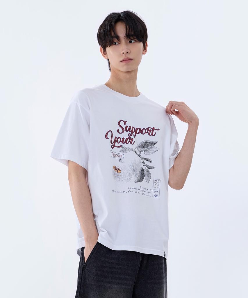 GHOST REPUBLIC Supportu Graphic Short Sleeve T-Shirt 2 Colors Gt-390