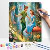 Disney Peter Pan DIY Painting Kit Classic Style Home Decor Craft Gift Idea for Lovers of Fantasy Art Wall Hanging Decor Fun Hobbies 130