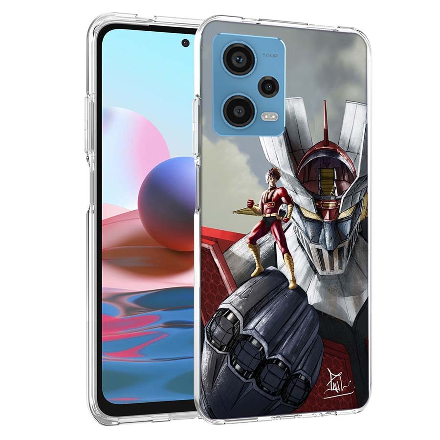 G-Goldorak UFO Robot Phone Case For Redmi Note 13 12 14 15 Pro Plus 13R 11 11T 11E 11S 10 Pro 10S 9 9S Cover Cell Clear TPU Capa