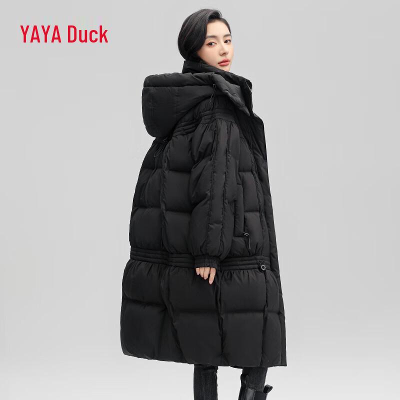 

Women s Winter Mid-Length Hooded Duck Down Jacket S