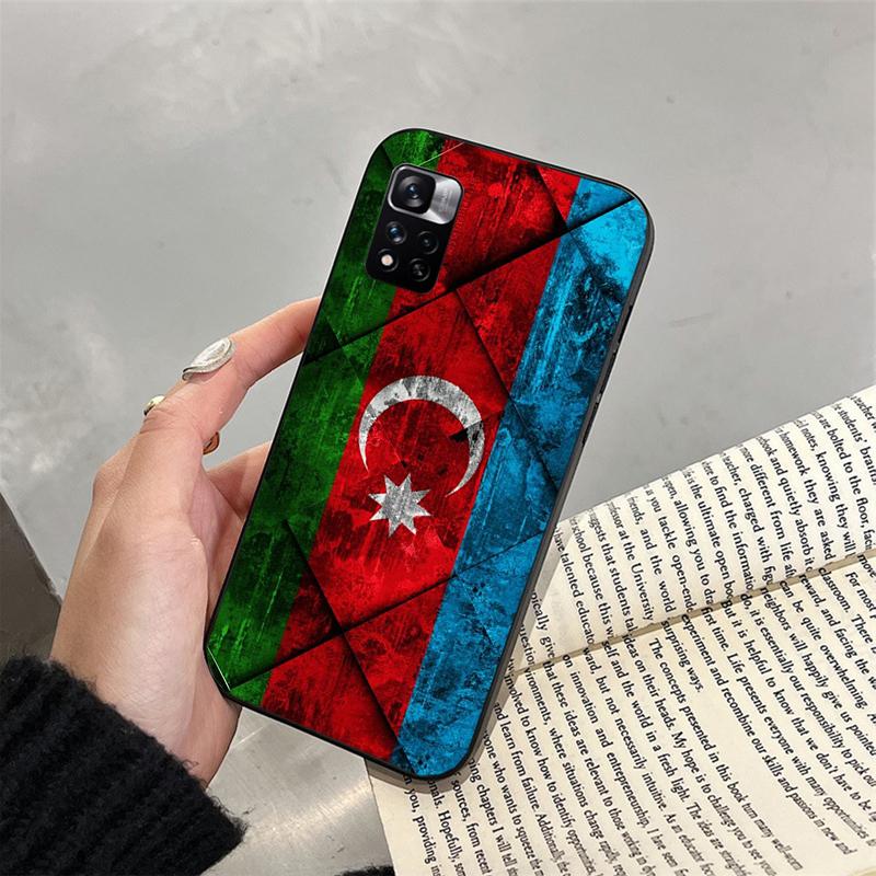 Azerbaijan Flag Phone Case for Xiaomi Redmi note 13 12S 12 Pro 11S 11 10 Pro 10S Note 12S Redmi 10 10C 9C 13C