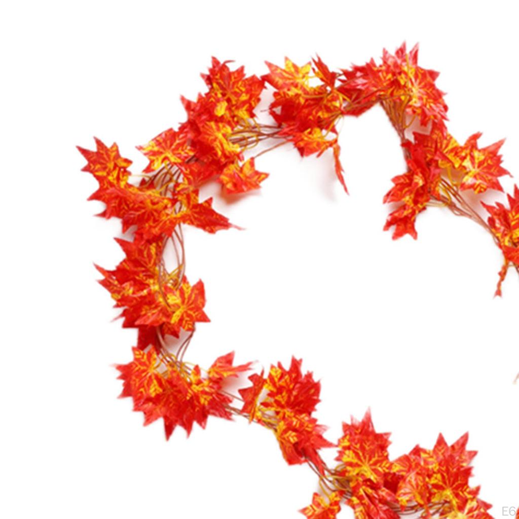 Vines Simulation Rattan Leaves Branches Artificial Hanging for Garden Decor