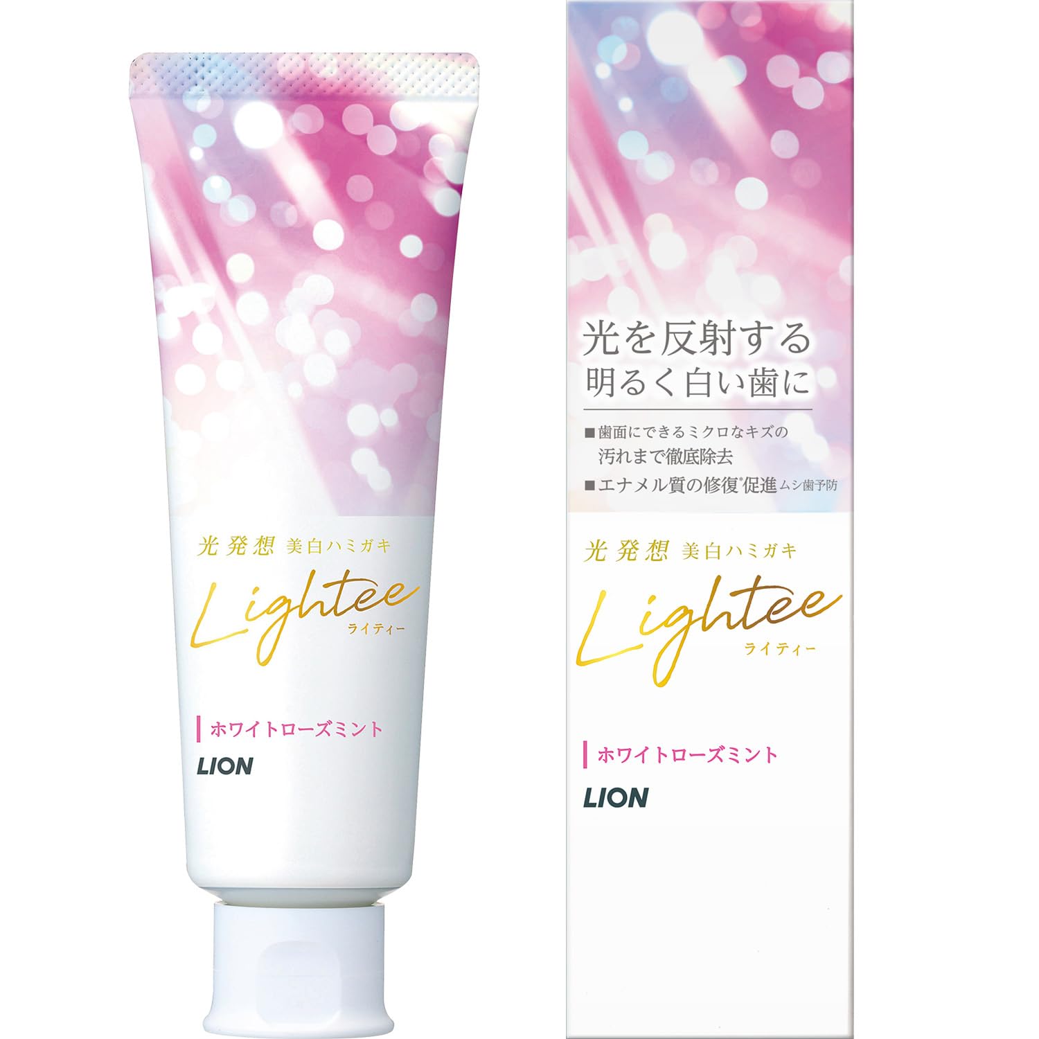 

Lightee Toothpaste White Rose Mint 100g Quasi-drug