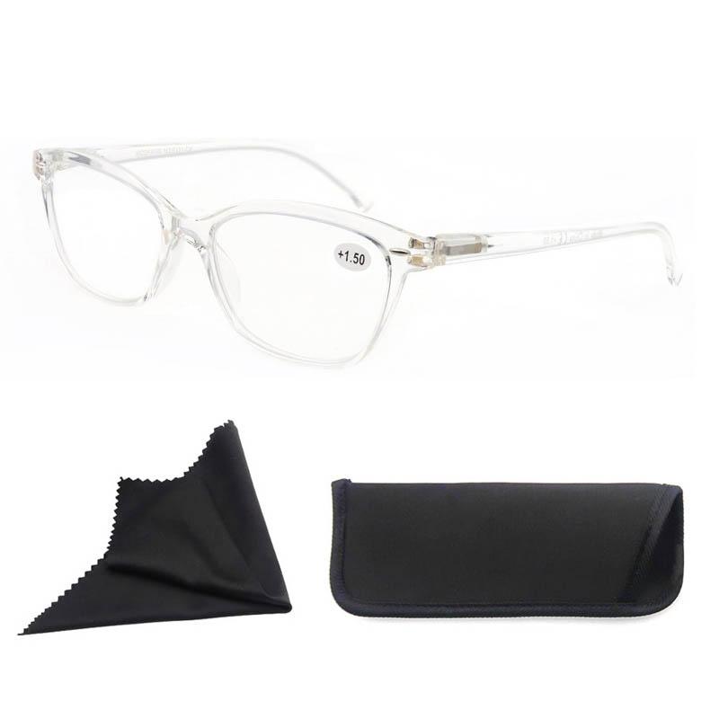 

MODFANS Reading Eyeglasses For Women Small Face Readers Classic Frame Stylish Eyeglasses with Spring Hinge Presbyopic Glasses 5