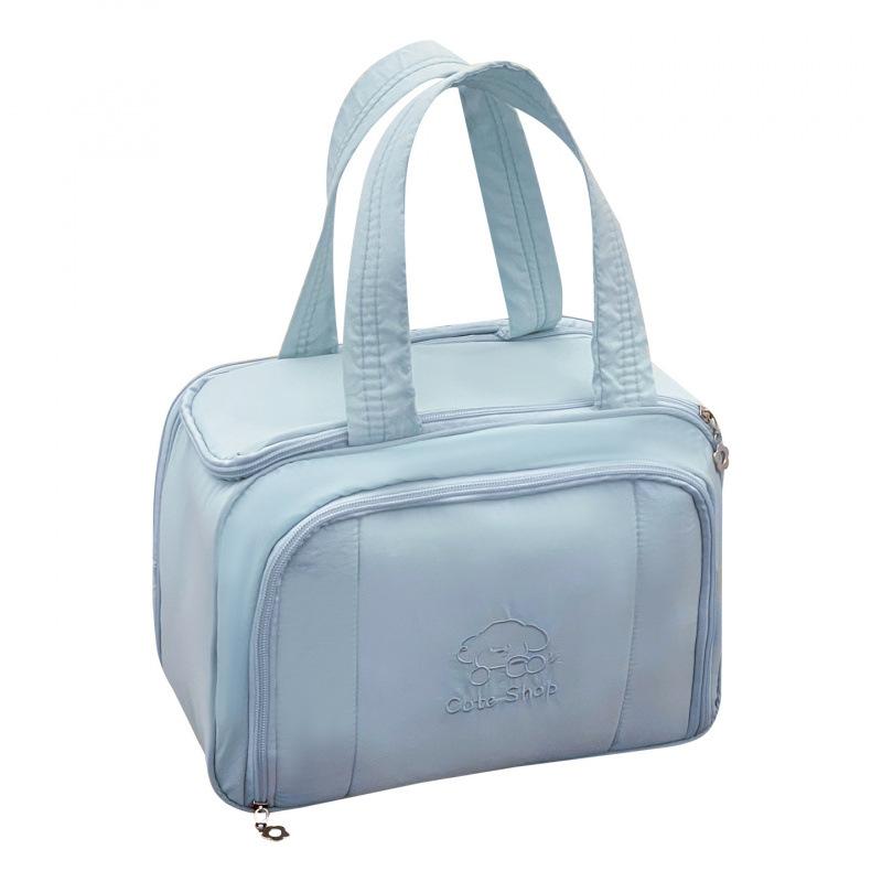 New Travel Toiletry Bag, Large Capacity, Portable, with Compartments for Organizing Skincare Products, and a Makeup Bag for Women
