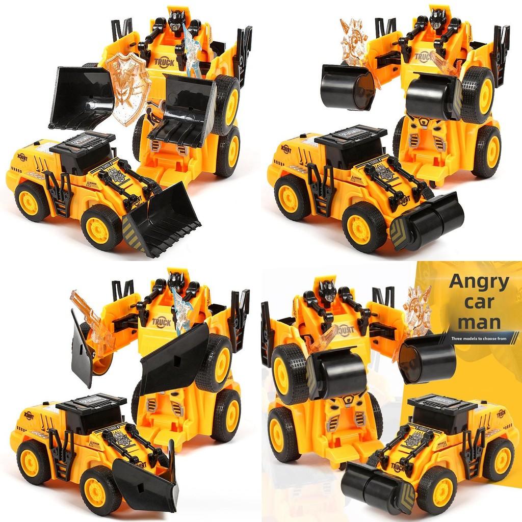 Inertia Oneclick Transforming Construction Vehicle Toy For Kids With Impact And Creative Play