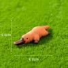 Mini Kangaroo Platypus Figurine Cartoon Animals Micro Landscape Dollhouse Model Car Interior Ornament Home Desktop Decoration