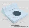 Magnetic Wireless Charger & LED Digital Clock with Night Light - Three-in-One Bedside Gadget