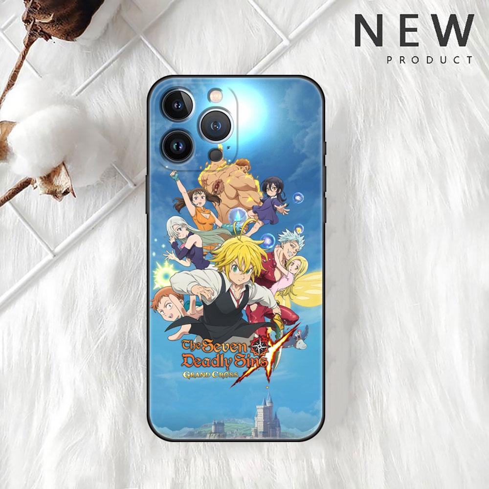 The Seven Deadly Sins Phone Case For iPhone 11 13 Pro Max 12 Mini 7 8 Plus SE 2020 X XS 6 6S 5 5S Soft Funda Silicone Back Cover