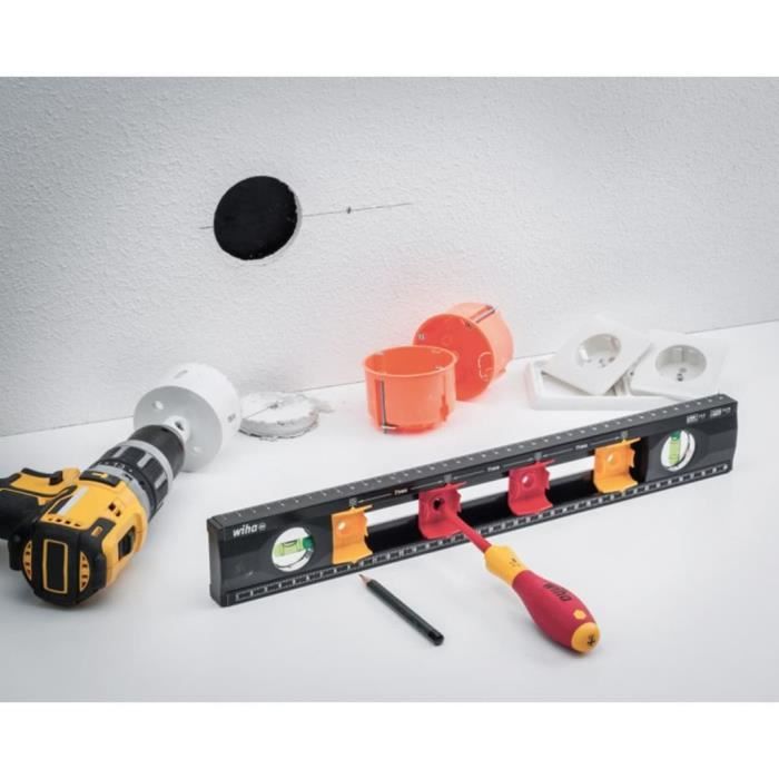 Wiha niveau à bulle d’électricien 400 mm 42074