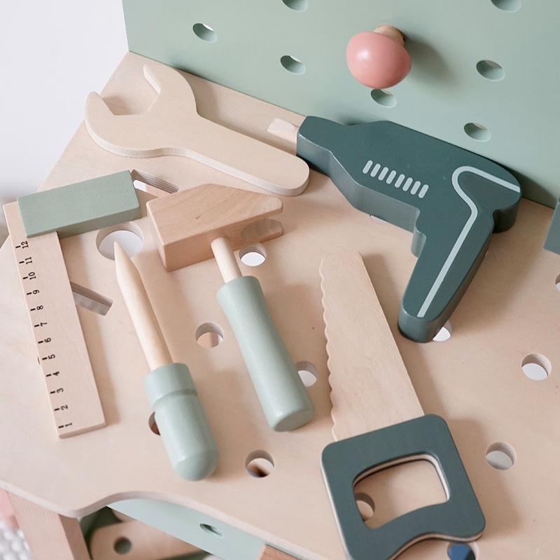 Children's Simulation Tool Table Disassembly and Assembly Game Kindergarten Early Education Area Corner Maintenance Disassembly Puzzle Play House Toy