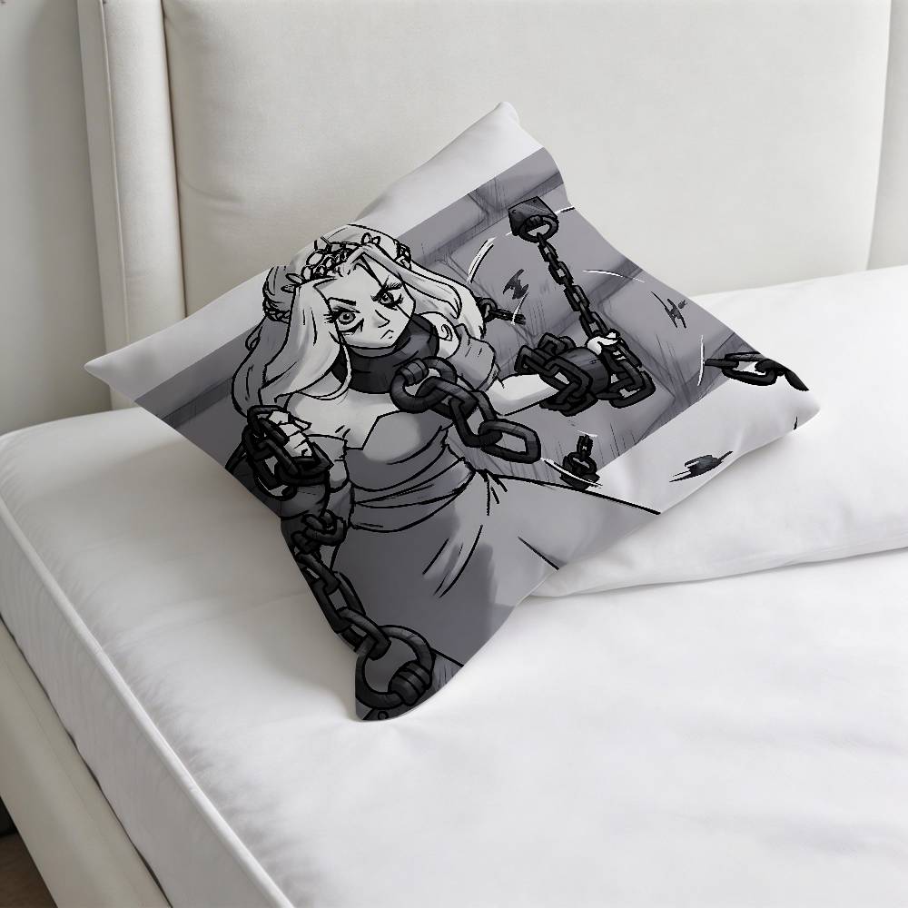 SSlay The PPrincess Game Decorative Square Pillow Cover Modern Cushion Case for Living Room Bedroom