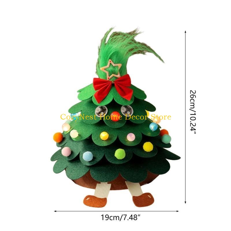 92MF Tabletop Christmas Tree Home Desk Decoration Ornaments Mini Christmas Tree