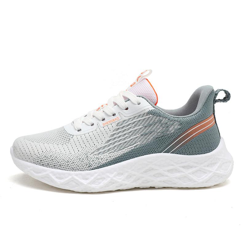

Весенние новые сетчатые дышащие подошвы EVA легкие высокоэластичные кроссовки для бега нескользящие и износостойкие повседневные спортивные туфли 39