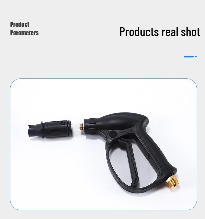 Portable High-Pressure Car Wash Nozzle Gun for Cleaning