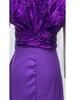 Elegant V-Neck Sequin Chiffon Sleeveless Dress for Spring/Summer 2025