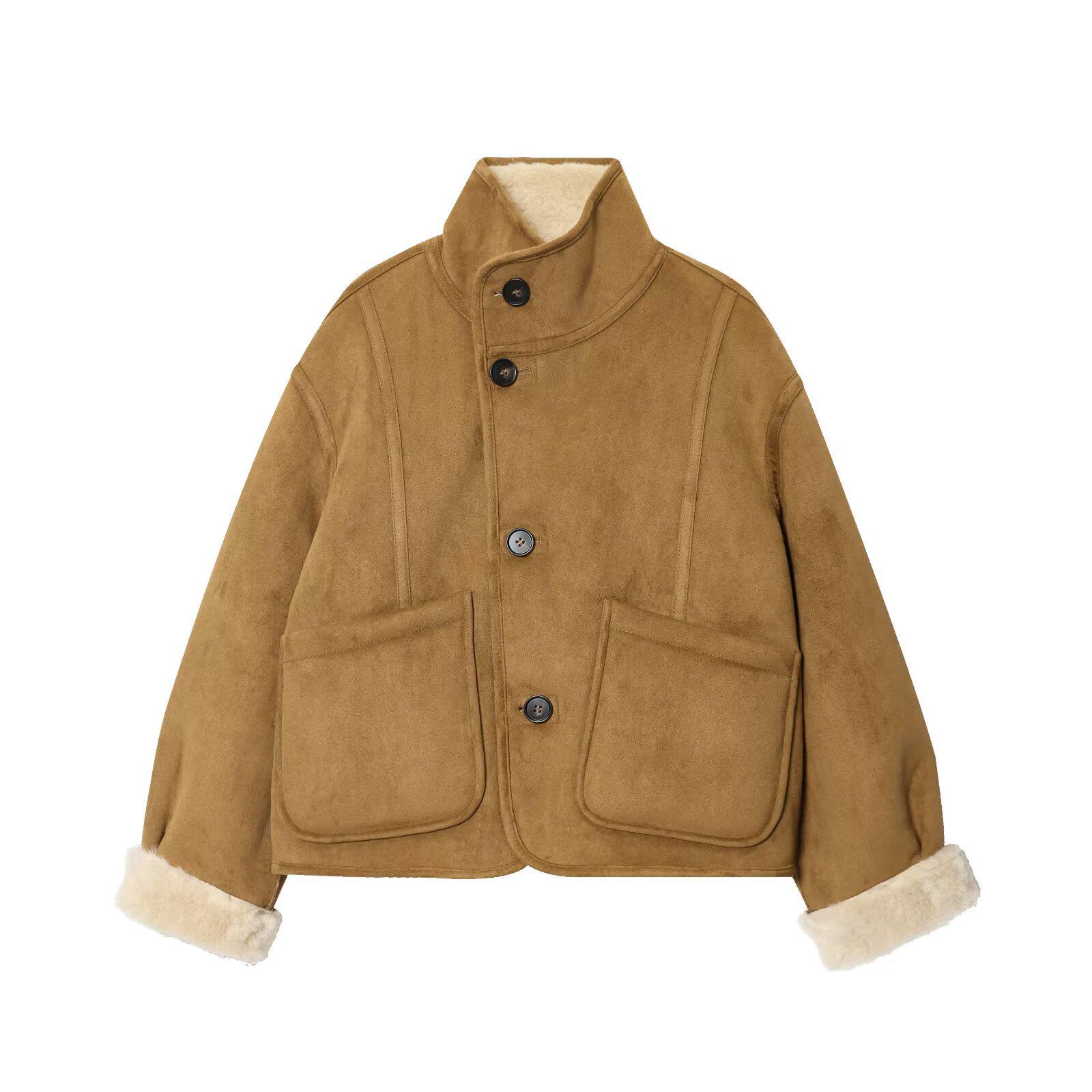 Reversible European-American Style Jacket: Double-Sided Temperament for Spring and Autumn S