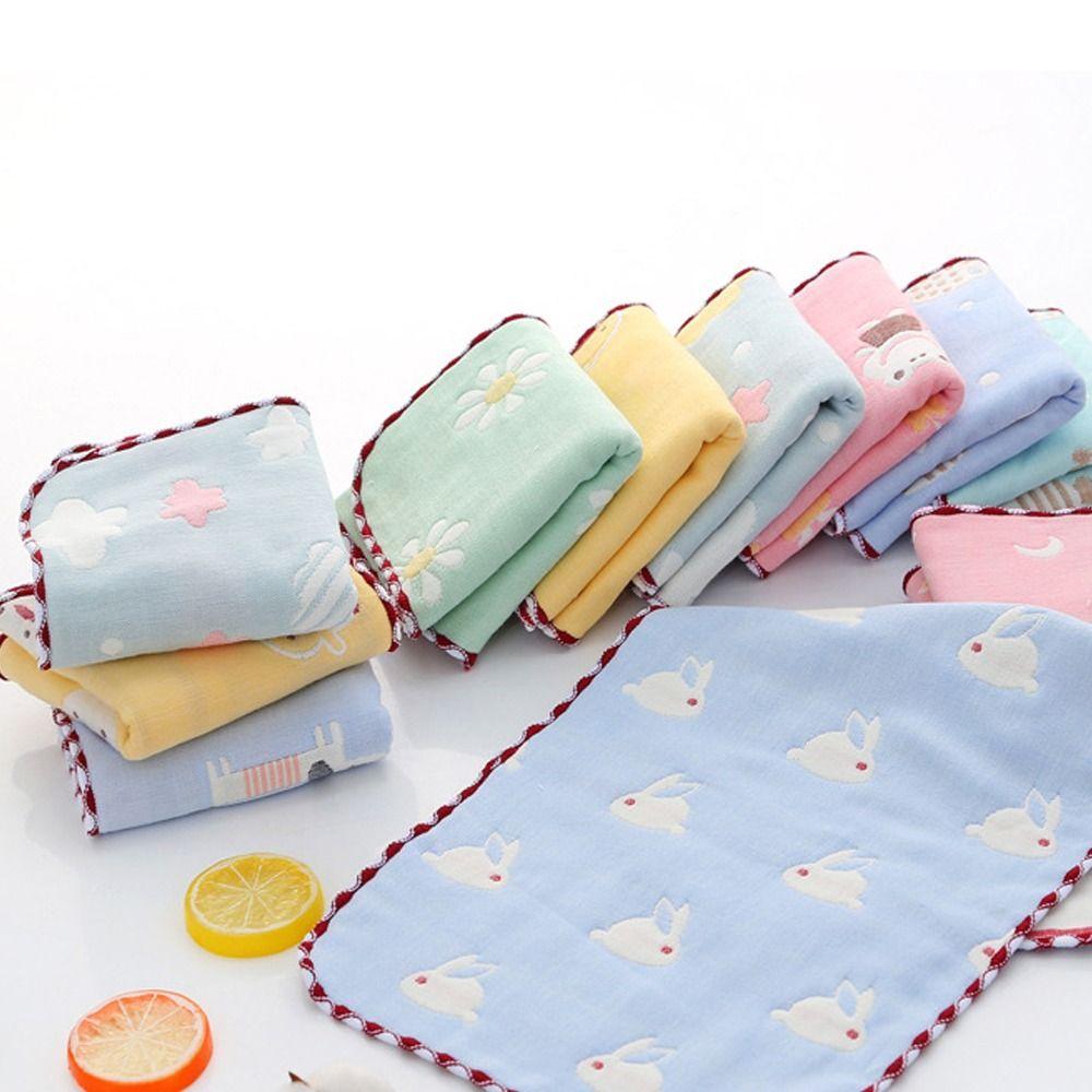 Feeding Burp Cloths Baby Face Towel Pure Cotton Children's Absorbent Handkerchief Baby Bath Towel