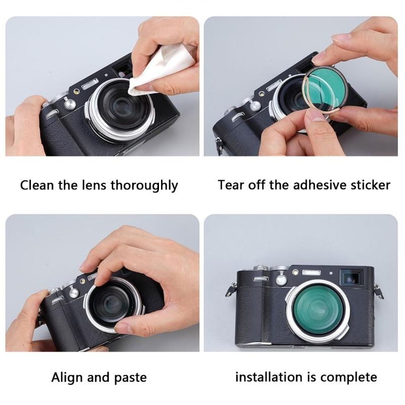 Aufsteckbarer UV-Filter für X100V X100VI GRIII GRIIIX Kamera Ultravioletter Filter Ultra Dünn Mehrschichtig Co