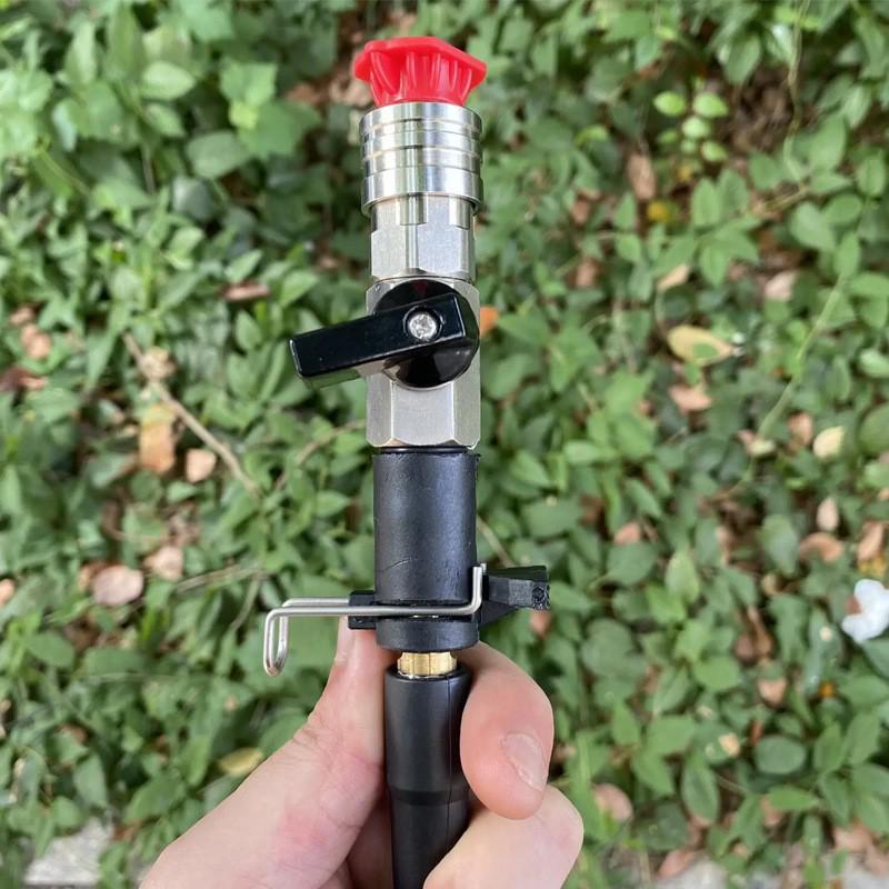 High-Pressure Car Washer Water Gun with 1/4 Quick Connect Adapter for Karcher and Bosch Systems