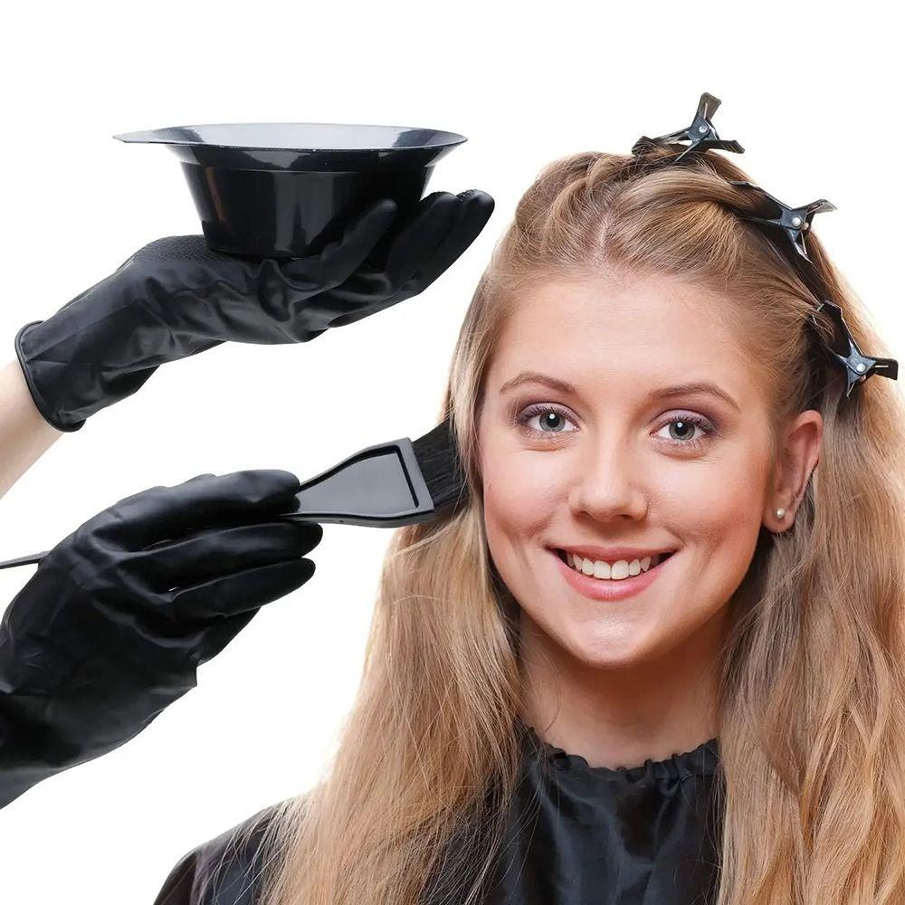 4Pcs/Set DIY Stirring Brush Salon Hair Dye Tools New Hair Dyeing Kit For Hair Coloring Bleaching
