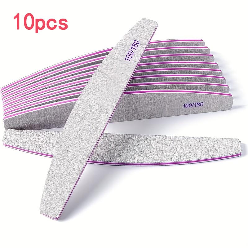Xiaomi 10/25 PCS Nail File Professional Nail Files Reusable Double Sided Emery Board(100/180 Grit)Nail Styling Tools for Home Salon Use
