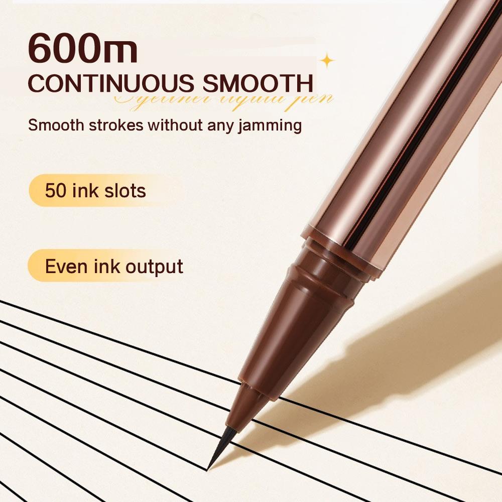 GECOMO Smooth Liquid Eyeliner, Quick-drying And Waterproof Pen, Long-lasting Makeup Eyeliner