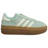 adidas Gazelle Bold Ash Green Women Sneakers Off-White Gum JS3902