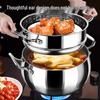 Yingbai 316 Stainless Steel Stockpot with Steamer