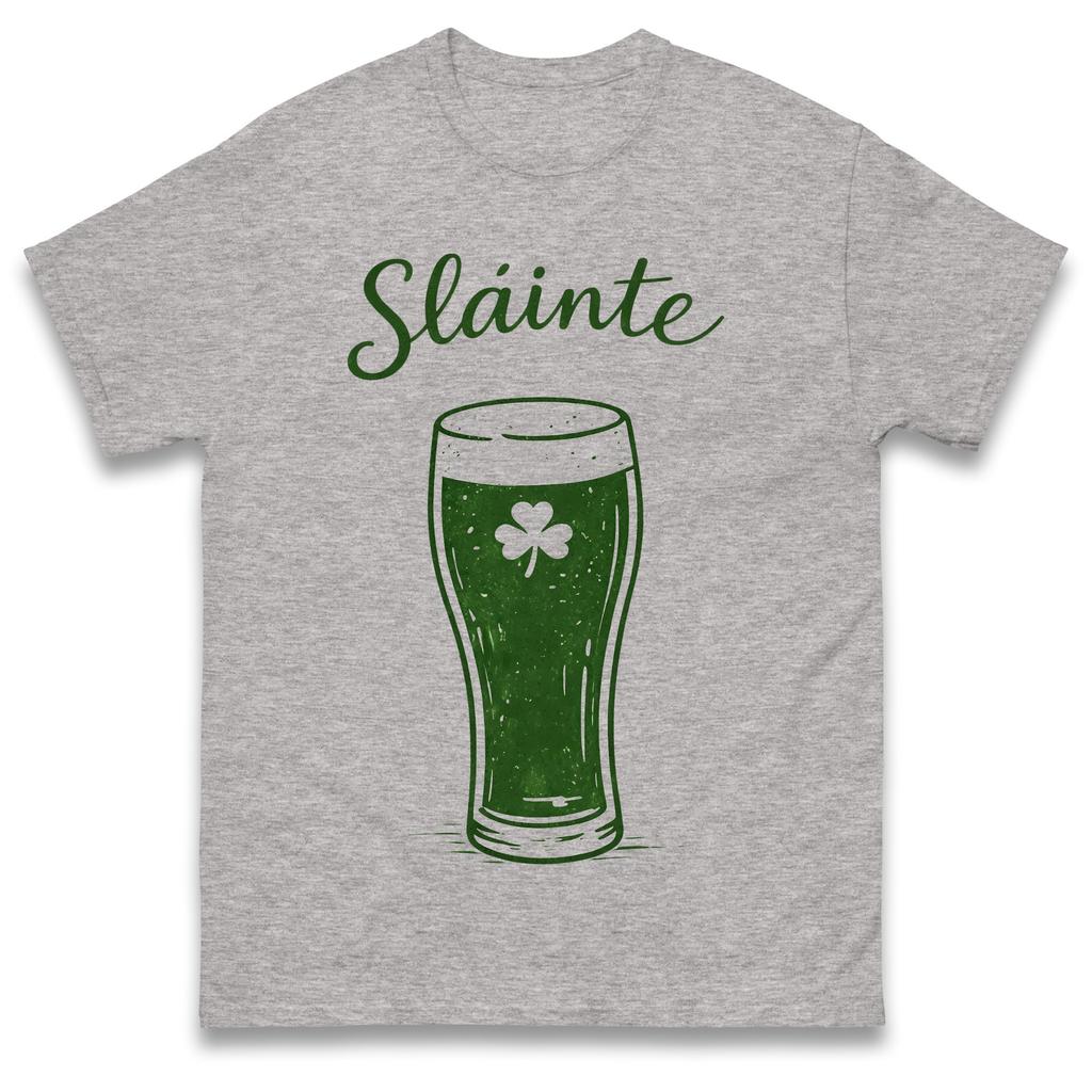 Slinte Irish Pub Tshirt Unisex Unisex St Patricks Day Streetwear Casual Cotton Tee Tops