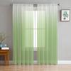 Romantic Purple Gradient Chiffon Sheer Curtains for Living Room Bedroom Home Decoration Window Voiles Tulle Curtain