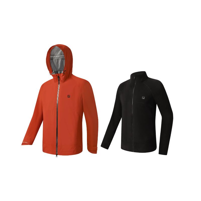 

Новая серия FILA Fitness Водонепроницаемая, Ветрозащитная, Дышащая и Термокуртка Ветровка Унисекс A51U541704F-RD 170/92A/M