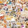 Corgi Cartoon Graffiti Stickers: 50 Waterproof Designs for Decorating Phone Cases or Water Cups