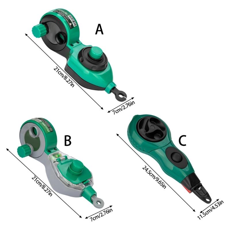 Rewinding Chalk Line Reel Carpentry Line Marker For Accurate Construction Marking And Efficient Jobsites Layout
