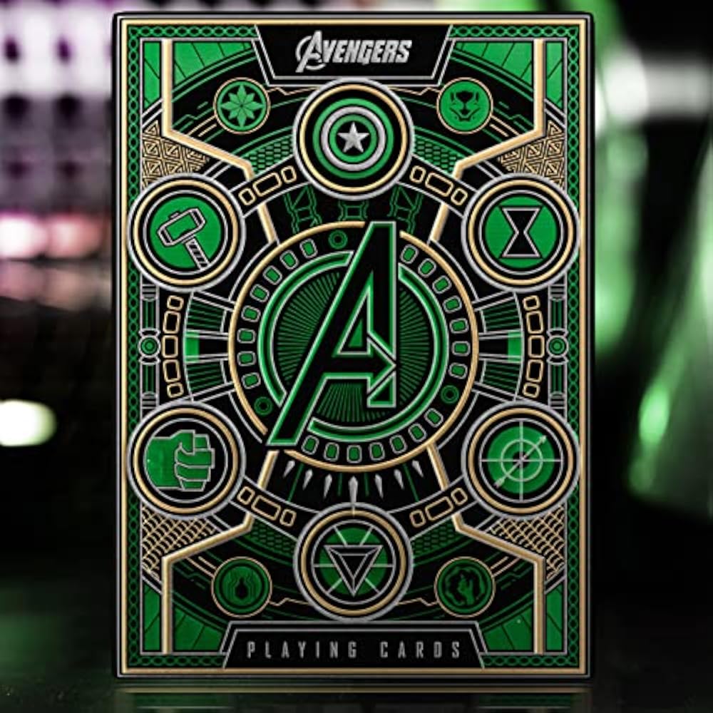 Theory11 Avengers: Infinity Saga Playing Cards Green