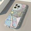 New Mirror Design Phone Case For iPhone 16 17 15 14 13 11 12 Pro Max 16E 17E X XR XS 7 8 Plus Cute Dopamine Flower Soft Cover