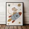 Poster for a Child Astronaut Mouse