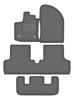 Veloursgraphit-Autofußmatten für: Dacia Lodgy 7-Sitzer (2012-)