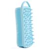 Silicone Body Scrubber 2 In 1 Body Brush & Hair Scalp Brush for Shower and Bath Stimulating Blood Circulation Shower Accessories